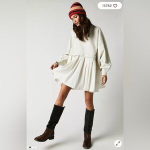 Free People Eleanor Sweatshirt Dress